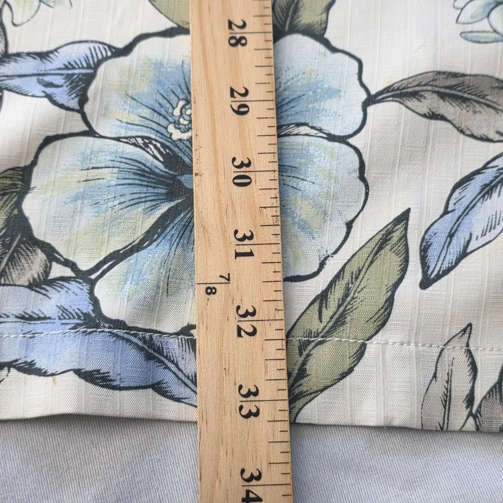Tommy Bahama Men Silk Camp Floral Hibiscus Hawaiian Button Short‎ Sleeve Sz 3XL